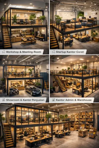 Mezzanine Ruang Kantor di Leuwiliang